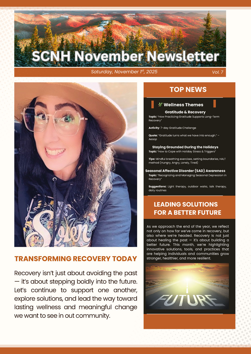 SCNH November Alumni Newsletter