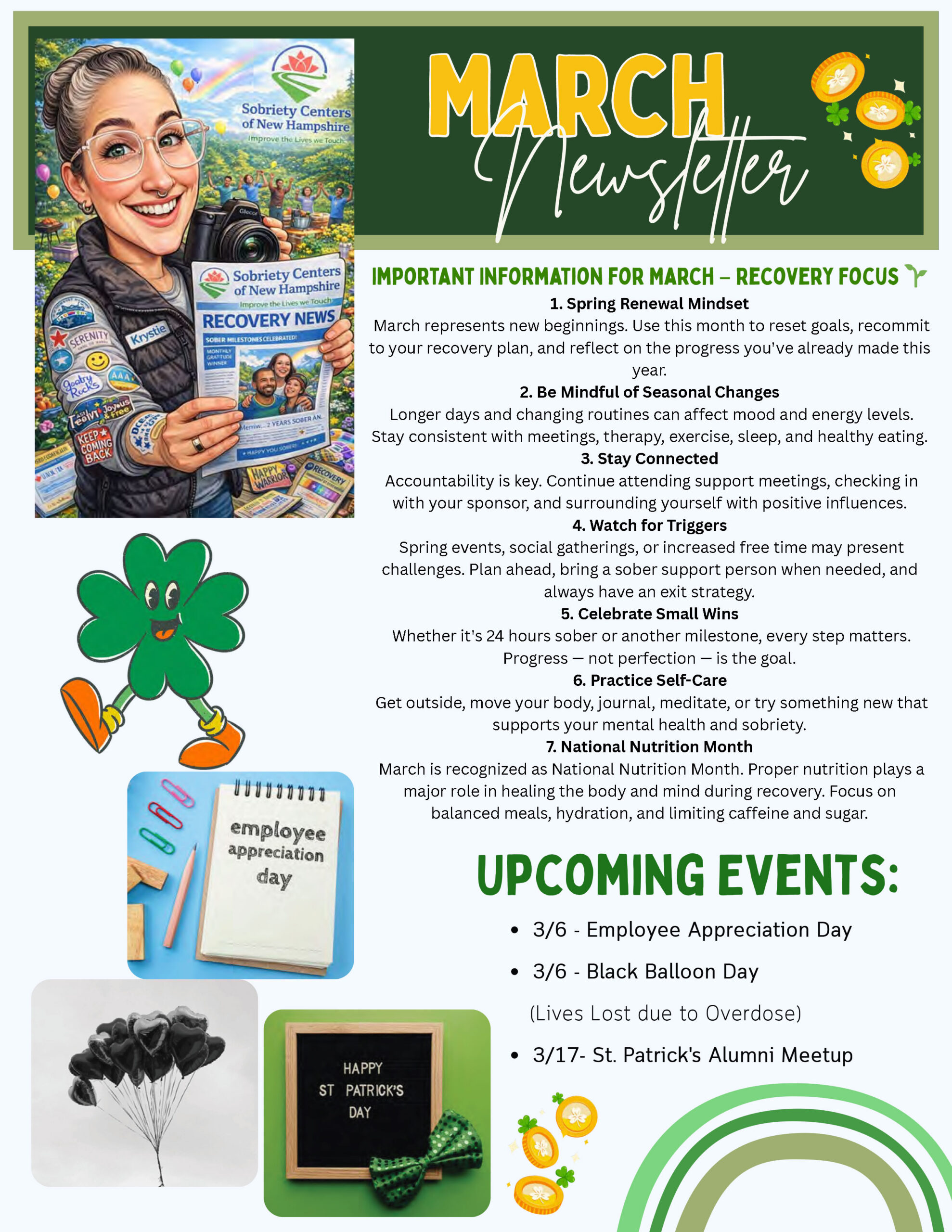 Sobriety Centers of New Hampshire February 2026 Newsletter